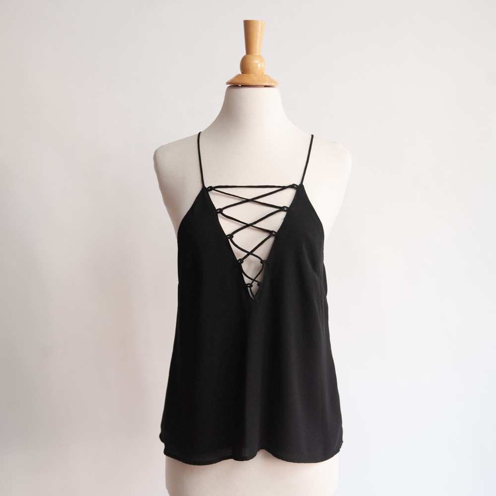 Wayf Sierra Lace Up Cami